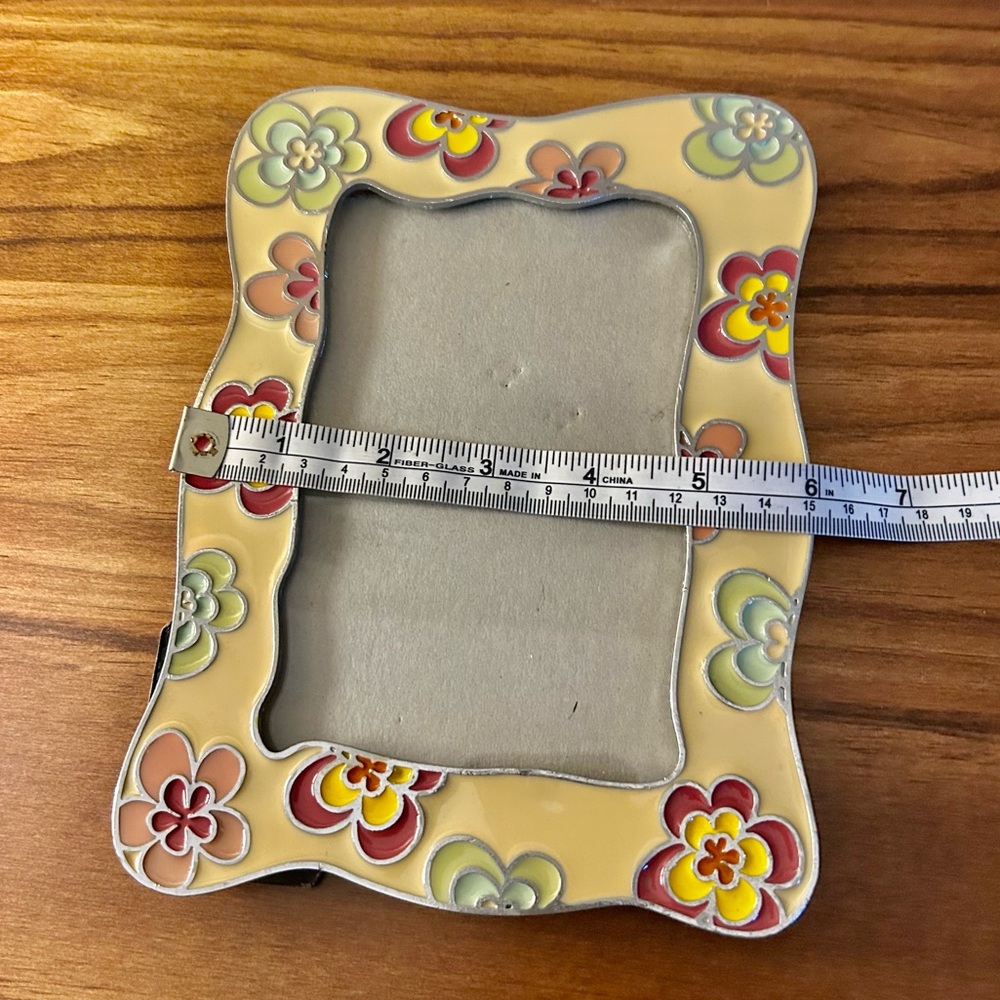 Sonoma Metal Boho Multi Color Flower photo frame 6” X 7 1/2” - Picture 4 of 7
